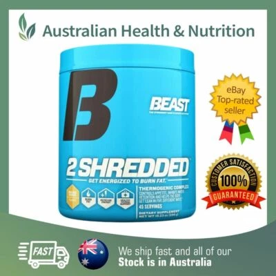 $71.95 • Buy Beast Sports 2 Shredded Orange Mango 45 Serves + Free Same Day Shipping