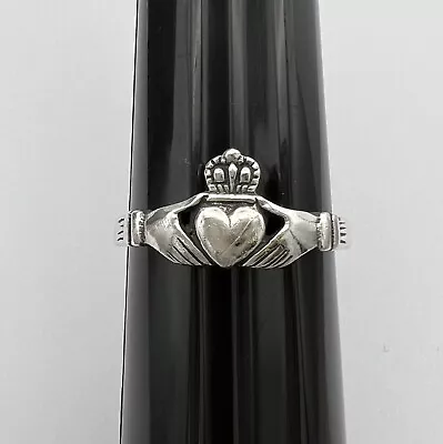 $34.53 • Buy Sterling Silver Claddagh Ring Size 10.75