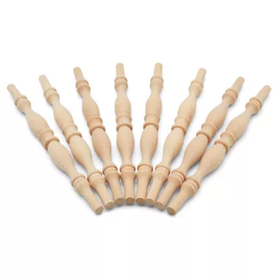 Wooden Spindles 9 Inch  For Crafts Home Décor Furniture | Woodpeckers • $52.79