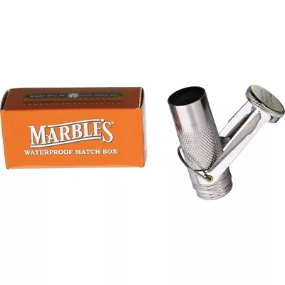 $11.79 • Buy Marbles Match Safe Waterproof From Original 1900 Patent Stainless Construction