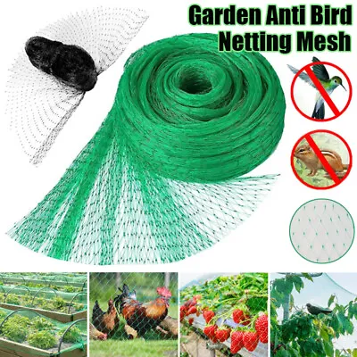 33FT Garden Anti Bird Bug Insect Netting Plant Fruit Barrier Mesh Protective Net • $10.75