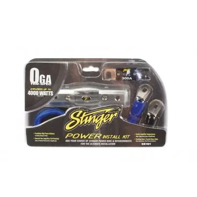 Stinger SK101 4000-Watt 1/0-Gauge Car Audio Amplifier Accessory Kit • £49.99