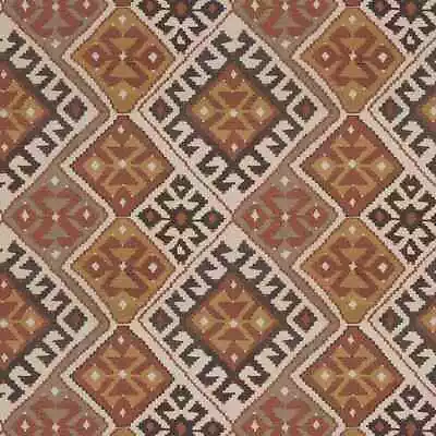 SALE Linwood Ardabil Spice Printed Kilim Fabric. Upholstery / Curtains. RRP £122 • £49.92