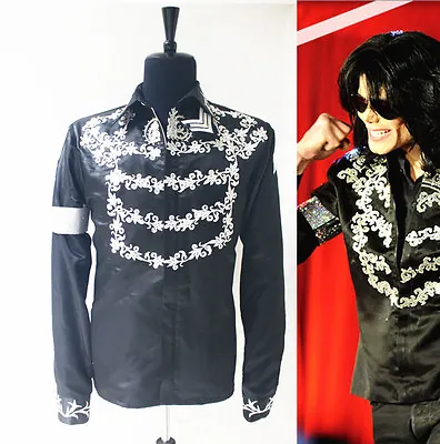 Rare MJ Michael Jackson Jacket This Is It Black Blue Crystal Press Conference • $199.99