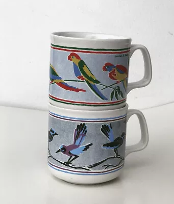 Nescafe Blend 43  Set Of 2x Australian Wildlife Designer Collection Mugs Vintage • $32.50