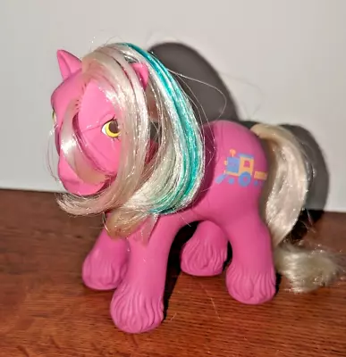 MLP Pink Steamer Train Big Brother Excellent Condition My Little Pony 1987 Vtg • $24