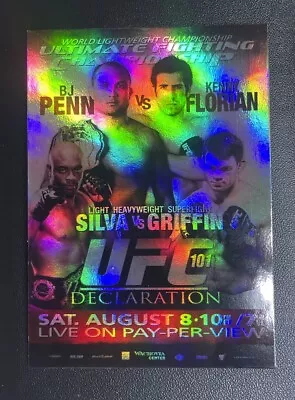 2010 Topps UFC Main Event Fight #FPR-UFC101 ANDERSON SILVA BJ PENN GRIFFIN • $20