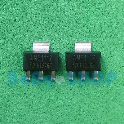 10pcs ~ 1000pcs New AMS1117-5.0 LM1117 AMS1117 5.0V 1A Voltage Regulator SOT-223 • $117.95