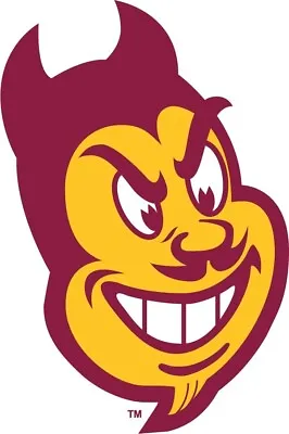 Arizona State Sun Devils Logo - Die Cut Laminated Vinyl Sticker/Decal • $3.75