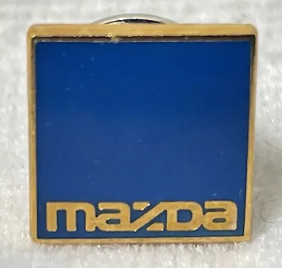 Vintage 1980s Mazda Enameled Logo Lapel/Tie Pin 10mm X 10mm Original NEW • $10