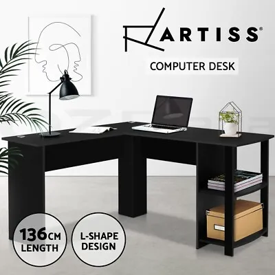 $162.95 • Buy Artiss Computer Desk Office Desk Corner L-shape Student Study Table Workstation