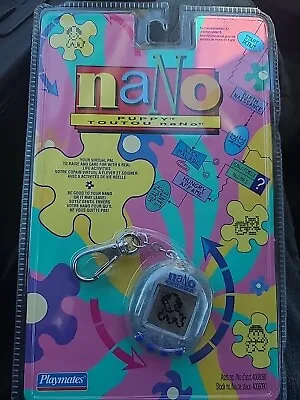 Nano Puppy (Clear) 1997 New In Box Vintage Playmates Virtual Pet Tamagotchi • $65.36
