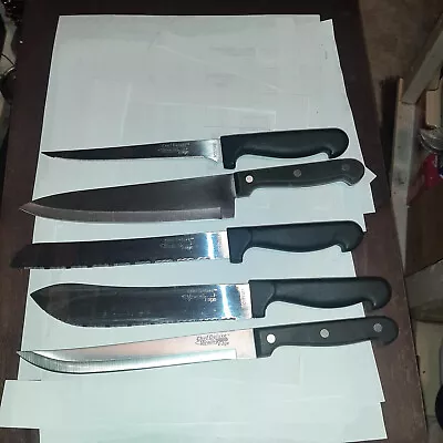 5 Chef Deluxe Miracle Edge Knives • $15