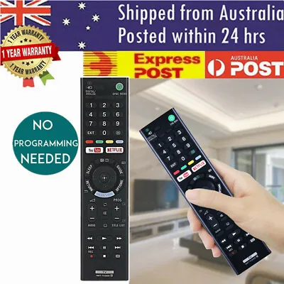 $13.99 • Buy RMT-TX300E For Sony Bravia TV Remote Control KDL-40W660E KDL-49W660E  AU
