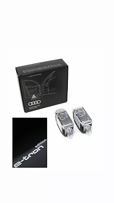 Audi Door Entry LED E-Tron Edition Logo Puddle Lights  4G0052133L OEM • $115