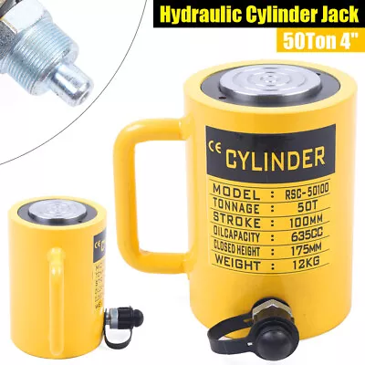 Heavy Duty 20Ton 50 Ton Hydraulic Cylinder Jack 4 - 6  Stroke Single Acting Jack • $112.20