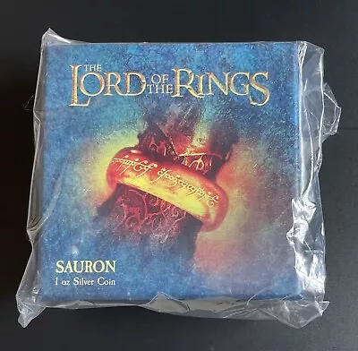 Sauron Lord Of The Rings / LOTR Silver 1oz Coin 2021 New Zealand Mint LOTR • £149.99