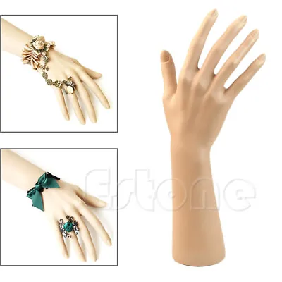 Nail Art Fake Model Watch Bracelet Gloves Stand Display Mannequin Hand • £9.41