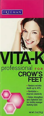 Freeman Vita K Solution Professional Crows Feet Lotion Replenishes Skin Younger • $25