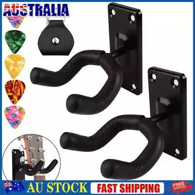 $12.27 • Buy Wall Mount Guitar Hanger Hook Bass Mandolin Banjo Ukulele Holder Stand Rack