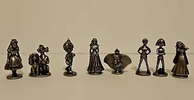 Eight Monopoly Disney Edition Metal Game Token Character Pieces • $12