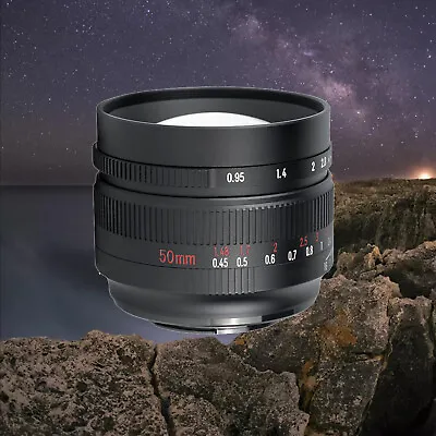 7artisans 50mm F0.95 Manual Focus Portrait Lens For Fujifilm Fuji X-T30 X-H2S Au • $165.96