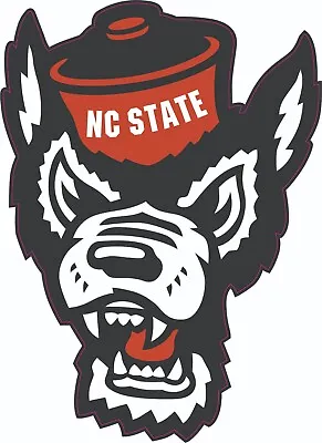 $20 • Buy NC State Inspired Full Size Football Helmet Decals