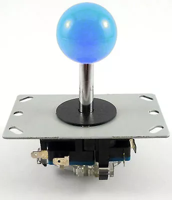 Sanwa Style Ball Top Arcade Joystick 8 Way (Blue) - MAME JAMMA • £9.99