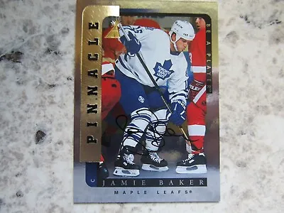 Toronto Maple Leafs Jamie Baker Signed Autographed 1996-97 Pinnacle Be A Player • $3