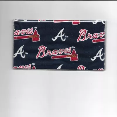 Atlanta Braves Checkbook Cover Mlb Baseball  Fabric • $6.50