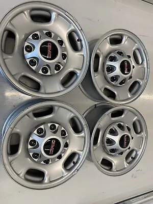 CHEVY-GMC TRUCK STEEL WHEEL RIM - OEM 11-24 - 17  8-LUG (4) Set • $400