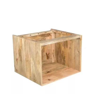 £149.95 • Buy Solid Mango Wood 600mm Belfast Kitchen Sink Unit (BEL600)