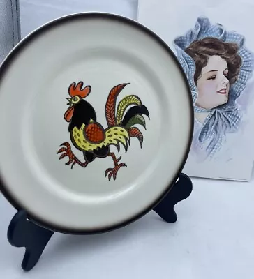 Metlox Red Rooster Dinner Plate 10” Poppytrail California Vintage 1950s To 1970s • $12