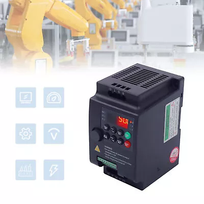 『USA』VSD 3HP 2.2KW VFD Variable Frequency Drive Inverter VSD Single To 3 Phase • $94