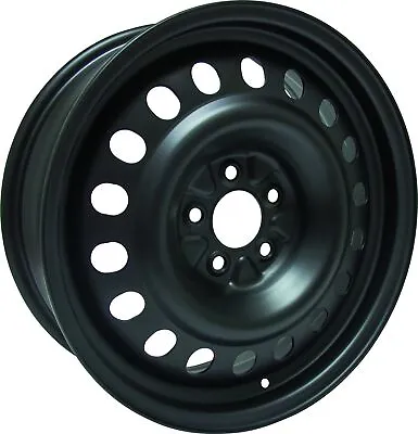 One 17in Wheel Rim Steel Wheels Black 17x6.5 5x108 ET42 CB65.1 OEM Level Rims • $104.17