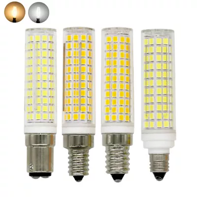 Dimmable BA15D E11 E12 E14 LED Corn Bulb Mini 136 LED Ceramics Light 15W Lamp RD • $9.49