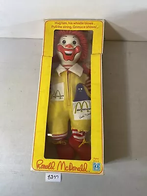 Vintage Ronald McDonald Hasbro Doll Toy 88S7 • $400