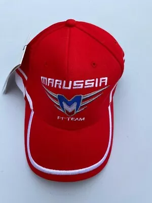 Marussia F1 Team Baseball Cap Red Official Merchandise • £7.59