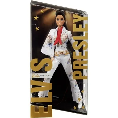 Barbie Signature Elvis Presley Barbie Collector Doll W/American Eagle Jumpsuit • $82.99