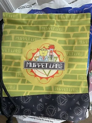 WDI MOG The Muppets Lab Beaker & Bunsen Honeydew Cinch Bag Backpack New • $39.95