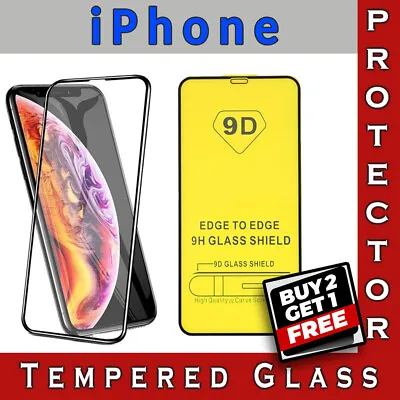 Screen Protector IPhone Tempered Gorilla Glass 15 14 13 11 8 7 Pro X XS XR • £3.09