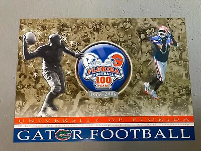 Florida Gators 1906 - 2006 100 Years Of Football Poster  • $8.95