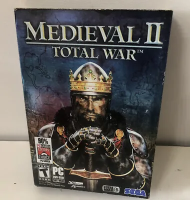 Medieval II 2 Total War PC Computer Video Game 2006 Preowned • $8.40