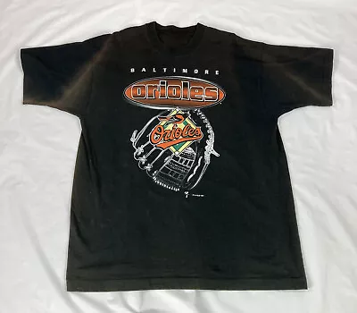 HOT SALE!!! Vintage 90s Baltimore Orioles T-Shirt 1997 Black S-5XL • $24.99