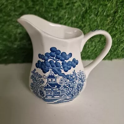 VTG J & G Meakin Willow Ironstone Milk Jug Creamer Royal Staffordshire Geometric • £3.99