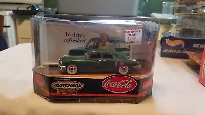2000 Matchbox Coca-Cola DieCast Green 1948 Tucker Torpedo New In Package • $39.99