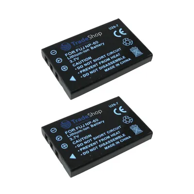 £17.60 • Buy 2x Battery For Toshiba Camileo HD, H10, H20, Pro, P10, P30 HD Pro, S10 Pro