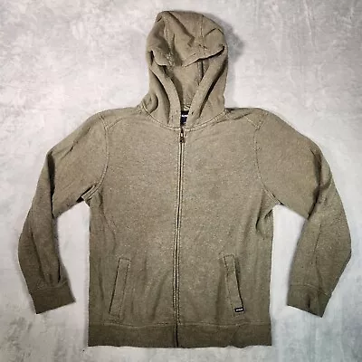 PrAna Hoodie Mens Large Gray Jacket Full Zip Outdoor Travel Camping Gorpcore • $18