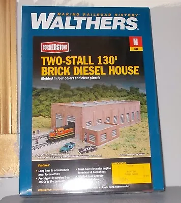 N  Scale Walthers Two Stall • $37.09