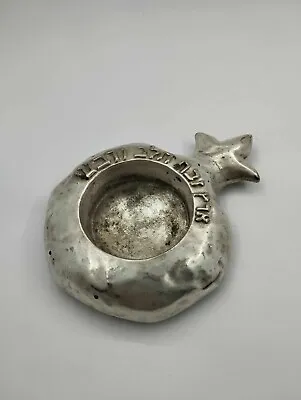 Vintage Silver Plated DANON Metal Pomegranate Honey Holder Tea Holder Home Decor • £151.64